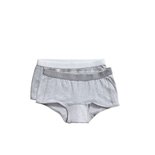 Ten Cate Girls Basic Shorts 2-Pack Grey Stripe 31120 | 20919
