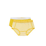 Ten Cate Girls Basic Brief 2-Pack Yellow Stripe 31119 | 20914