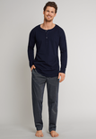 Schiesser Woven Loungebroek Dark Blue 163842 | 23533