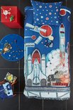 Beddinghouse Kids Dekbedovertrek Rocket Ship Blue 22278