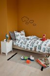 Beddinghouse Kids Dekbedovertrek Letter Car Blauw 21727