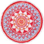 Seahorse Beach Roundie Mandala Red 21834