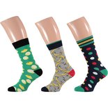 Apollo Heren Sokken 3-Pack Groen / Blauw 22910