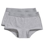 Ten Cate Girls Basic Short Light Grey Melee 30047 | 17515