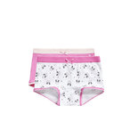 Ten Cate Girls 2-Pack Short Fuchsia/Wit 30826 | 19947