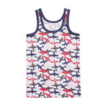 Ten Cate Boys 2-Pack Singlet Blauw/Rood 30827 | 19945