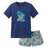 Schiesser Meisjes Shortama Blauw 151451 | 15120