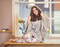 Ringella Lingerie Poncho 924 Grau Melange 9564610P | 21346