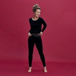Charlie Choe Dames Shirt Blossom Dreams Velour D37148-38 | 23373