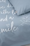 Walra Dekbedovertrek Smile With Love Jeansblauw 23908