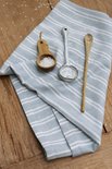 Walra Theedoek Dry With Stripes Jeans Blue 23944