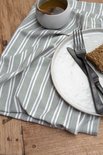 Walra Theedoek Dry With Stripes Army Green 23943