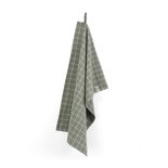 Walra Theedoek Dry With Blocks Army Green 23934