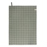 Walra Theedoek Dry With Blocks Army Green 23934