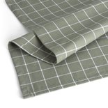 Walra Theedoek Dry With Blocks Army Green 23934