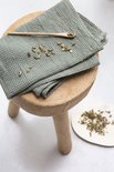 Walra Keukendoek Dry With Cubes Uni Army Green 23928