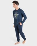 Massana Heren Pyjama Donkerblauw P701333 | 23440