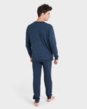 Massana Heren Pyjama Donkerblauw P701333 | 23440