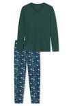 Schiesser Pyjama Dark Green 171813 | 23343