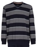 Gotzburg Heren Pyjama Stripe Dark Blue 451951-4065 | 23303