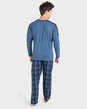 Massana Heren Pyjama Donkerblauw P701335 | 23441