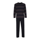 Gotzburg Heren Pyjama Stripe Dark Blue 451944-4065 | 23308