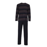 Gotzburg Heren Pyjama Stripe Dark Blue 451944-4065 | 23308