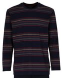 Gotzburg Heren Pyjama Stripe Dark Blue 451944-4065 | 23308