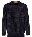 Gotzburg Heren Pyjama Blocked Dark Blue 451948-4009 | 23305