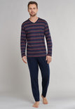 Schiesser Pyjama Dark Blue 171381 | 23573-23574