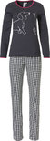 Rebelle Dames Pyjama Dark Grey 21202-401-2 | 23466