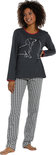 Rebelle Dames Pyjama Dark Grey 21202-401-2 | 23466