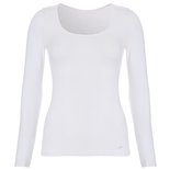 Ten Cate Women Basic Shirt Long Sleeves Wit 30200 | 17463