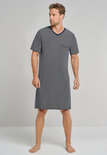 Schiesser Heren Sleepshirt Nightblue 173859 | 24008