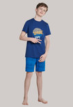 Schiesser Jongens Shortama Dark Blue 173366 | 24010