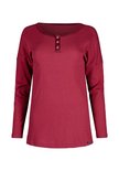 Skiny Dames Shirt Beetroot 080286 | 24044