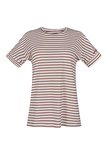 Skiny Dames Shirt Marshmallow Stripes 080367 | 24040