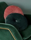 Essenza Naina Sierkussen Rond Dark Green 23266
