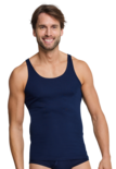 Schiesser Men Original Classics Feinripp Shirt 0/0 Navy 005120 | 340