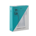 Ten Cate Men Basic Bamboo V-Neck Black Iris 30862 | 21174