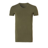 Ten Cate Men Basic Bamboo V-Neck Burnt Olive 30862 | 21173