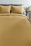 Beddinghouse Care Dekbedovertrek Organic Basic Ochre 24196