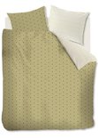 VT Wonen Dekbedovertrek Striped Heart Yellow 24188