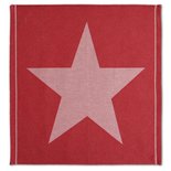 DDDDD Theedoek Star Red 12647