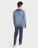 Massana Heren Pyjama Donkerblauw P701318 | 23330