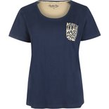 Charlie Choe Dames T-Shirt Safari Chique Navy E39146-38 | 24162