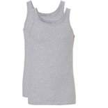 Ten Cate Men Fine Singlet Light Grey Melee 30226 | 18122