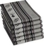 DDDDD Theedoek Veggie Grey 12638