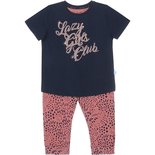 Charlie Choe Meisjes Pyjama Navy Roze E39033-41 | 24221