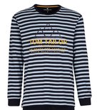 Tom Tailor Heren Pyjama Stripe Blue 71161 | 23316-23317